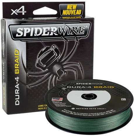 Spiderwire - Lijn Gevlochten Dura4 Braid - 300m - Green - Spiderwire 3 Spiderwire - Lijn Gevlochten Dura4 Braid - 300m - Green - Spiderwire