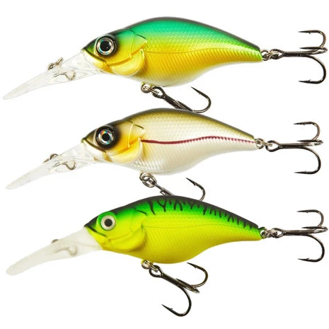 Lucky John - Pluggen Shady Crank 6F - 6 Cm - Lucky John 3 Lucky John - Pluggen Shady Crank 6F - 6 Cm - Lucky John