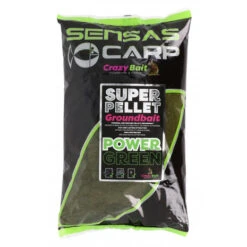 Sensas - Voeder Super Pellet Groundbait Power Green - Sensas