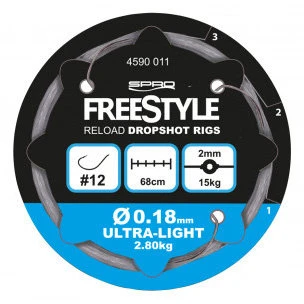 SPRO - Onderlijn FSTYL Reload Dropshot Rig - 68cm - SPRO 4 SPRO - Onderlijn FSTYL Reload Dropshot Rig - 68cm - SPRO - Afbeelding 2