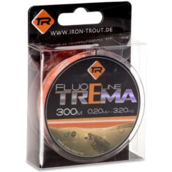 Iron Trout - Lijn Nylon Fluo Line Trema Oranje - 300m - Iron Trout