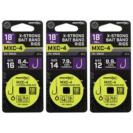 Matrix - Onderlijn MXC-4 18" X-Strong Bait Bands Rigs - Matrix 3 Matrix - Onderlijn MXC-4 18" X-Strong Bait Bands Rigs - Matrix