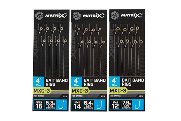 Matrix - Onderlijn MXC-3 / 10cm / 4" Bait Band Rigs - Matrix 3 Matrix - Onderlijn MXC-3 / 10cm / 4" Bait Band Rigs - Matrix
