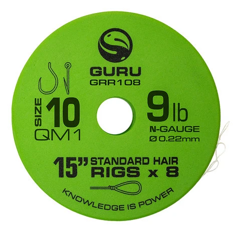Guru - Onderlijn QM1 Standard Hair Rigs - 38cm - Guru 3 Guru - Onderlijn QM1 Standard Hair Rigs - 38cm - Guru