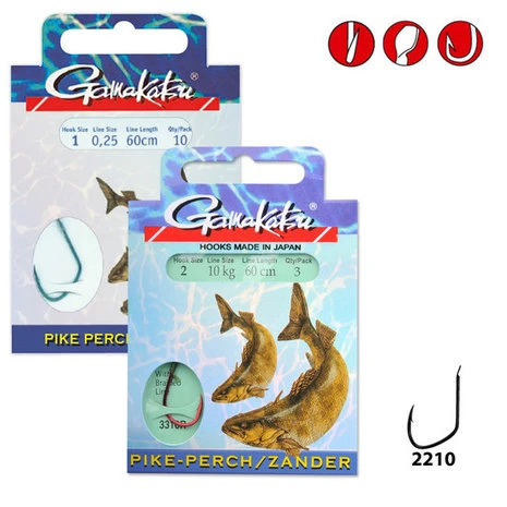 Gamakatsu - Onderlijn Hook BKS Pike Perch 2210S - Gamakatsu 3 Gamakatsu - Onderlijn Hook BKS Pike Perch 2210S - Gamakatsu