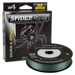 Spiderwire - Lijn Gevlochten Dura4 Braid - 150m - Moss Green - Spiderwire