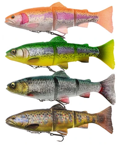 Savage Gear - Softbaits SG 4D Line Thru Trout Slow Sink - 20cm / 93gr - Savage Gear 3 Savage Gear - Softbaits SG 4D Line Thru Trout Slow Sink - 20cm / 93gr - Savage Gear