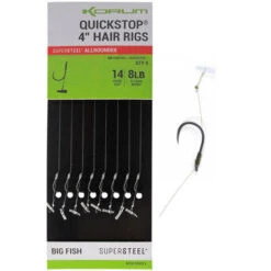 Korum - Big Fish Hair Rigs Quickstops Barbed - Korum