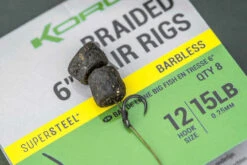 Korum - Big Fish Braided Hair Rigs 6" Barbless - Korum 9 Korum - Big Fish Braided Hair Rigs 6" Barbless - Korum -Hoogwaardige Visuitrusting 1944874845