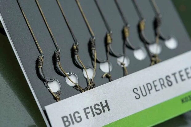 Korum - Big Fish Braided Hair Rigs 6" Barbed - Korum 4 Korum - Big Fish Braided Hair Rigs 6" Barbed - Korum - Afbeelding 2