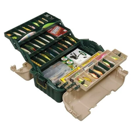 Plano - Six Tray Hip Roof Tacklebox Green / Sandstone - Plano 3 Plano - Six Tray Hip Roof Tacklebox Green / Sandstone - Plano