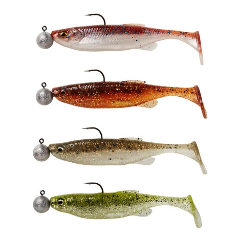 Savage Gear - Softbaits Fat Minnow T-Tail RTF Sinking Clearwater Mix 5gr + 7,5gr - Savage Gear 3 Savage Gear - Softbaits Fat Minnow T-Tail RTF Sinking Clearwater Mix 5gr + 7,5gr - Savage Gear